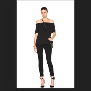 MOTHER size 27 stunner zip angle step fray jean